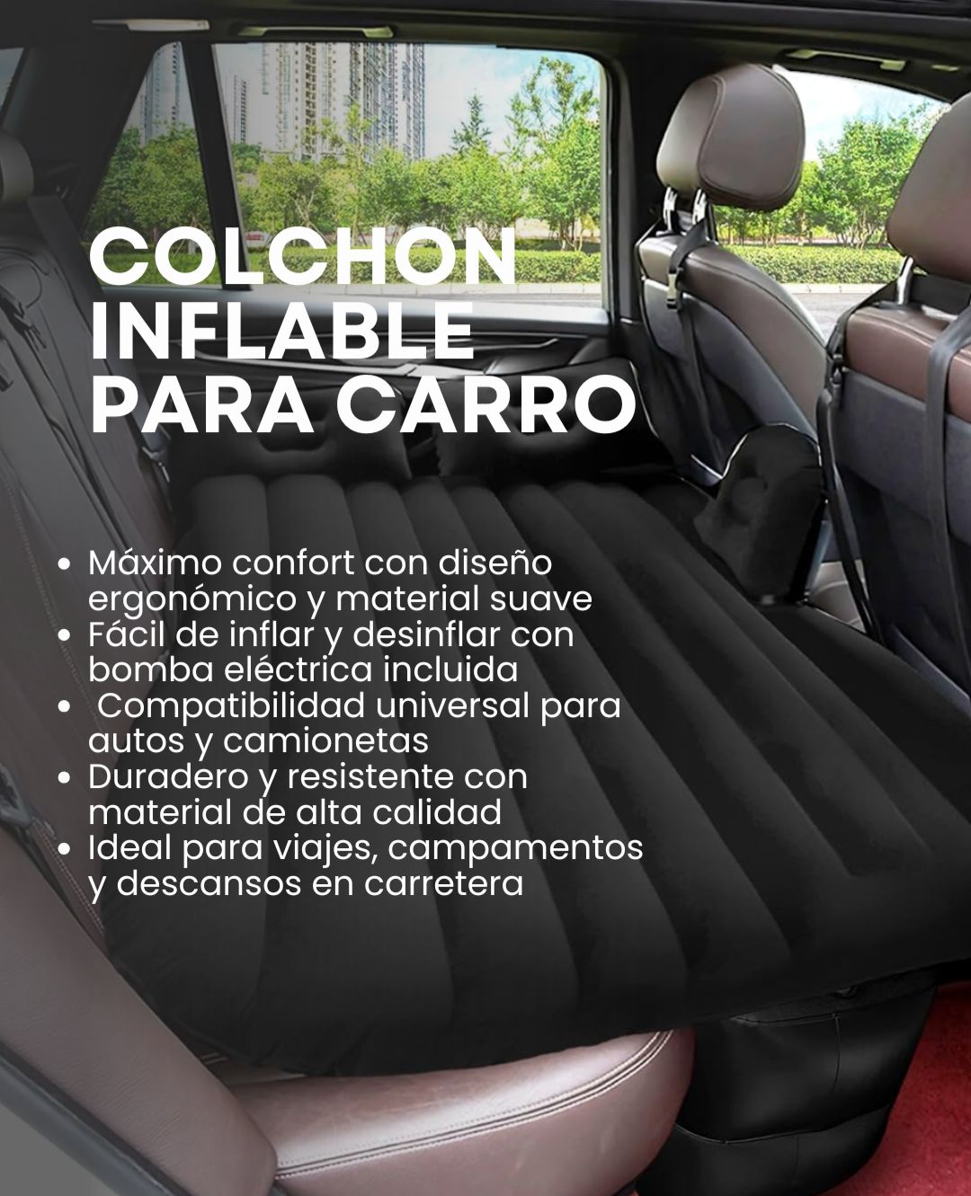 COLCHON INFLABLE PARA CARRO